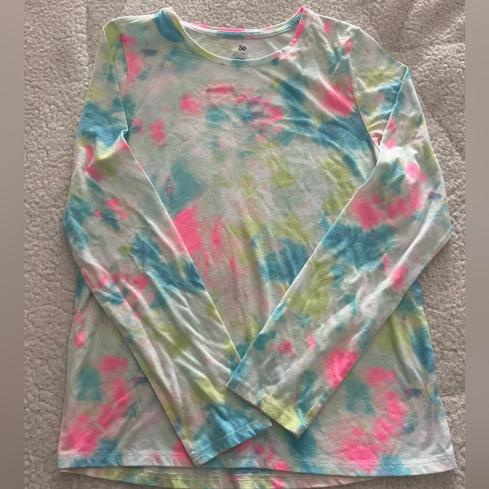 Girl’s Long Sleeve Tie-Dye - size xl 14/16